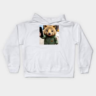 Quokka Selfie 07 Kids Hoodie